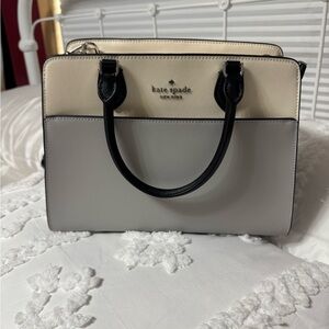 Kate Spade Satchel - Cream and Gray: